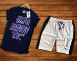 Men's Cotton Single Jersey T-Shirt and Short Combo - Designer mart