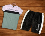 Men's Cotton Single Jersey T-Shirt and Short Combo - Designer mart