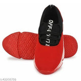 Men's Mesh Stylish Red Sports Shoes - Designer mart