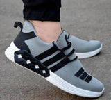 Men's Stylish Grey Mesh Sports Shoes - Designer mart