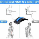 NAS Multi-Level Back Stretcher Device for Back Pain Relief with Back Support Back Support - Designer mart