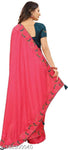 Pink Rangoli Silk Saree With Blouse Piece - Designer mart