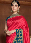 Rangoli Silk Saree With Blouse Piece - Designer mart