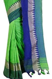 Ravishng Colorful Organic Khadi Saree - Designer mart