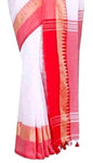 Ravishng Colorful Organic Khadi Saree - Designer mart