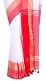 Ravishng Colorful Organic Khadi Saree - Designer mart