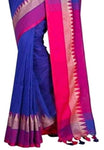 Ravishng Colorful Organic Khadi Saree - Designer mart