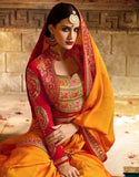 Red Color Tuton Silk Saree - Designer mart