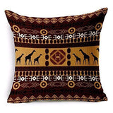 Set of 5 Decorative Hand Made Jute Cushion Covers - (16 X 16 INCHES) - Designer mart
