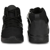 Stylish Black Mesh Running Sports Shoes - Designer mart