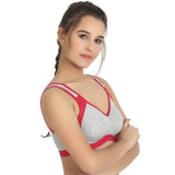 Women Multicoloured Polycotton T-Shirt Bras Combo Set of 3 - Designer mart