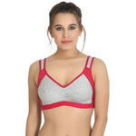 Women Multicoloured Polycotton T-Shirt Bras Combo Set of 3 - Designer mart