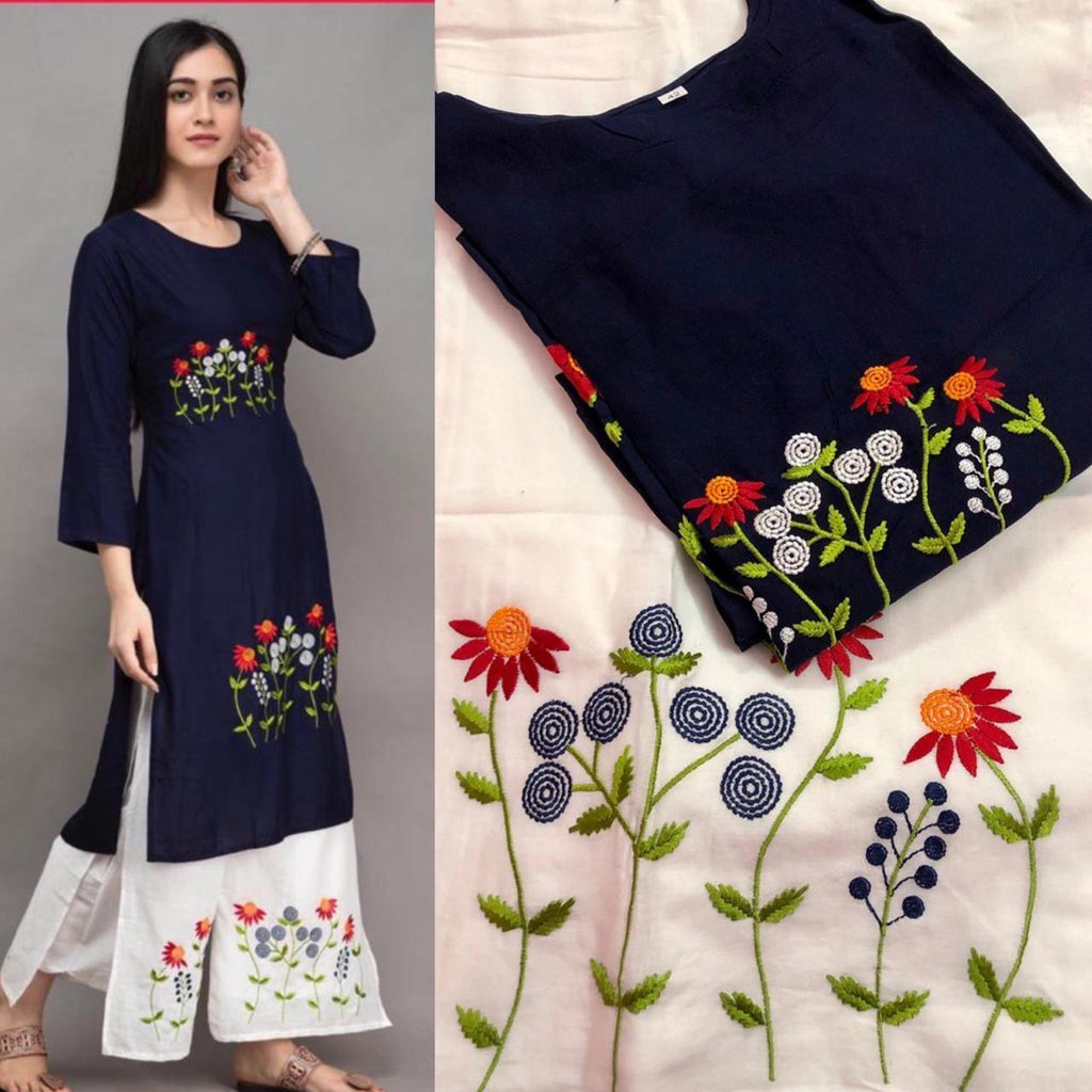 Buy Kurti palazzo set wholesale & bottom pants online at cheap price