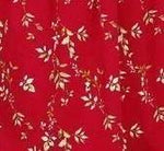 Women's Knee Length Red Casual Floral Dress - Designer mart