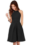 Women's Knee Length Skater Dress - Designer mart