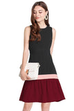 Women's Knee Length Skater Dress - Designer mart