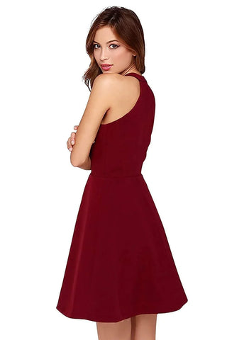 Women's Knee Length Skater Dress Women's Knee Length Skater Dress