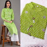 Women's Pure Cotton Fabric Kurti With Chikankari Plazo - Designer mart