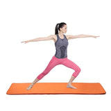 Yoga Mat for Gym Workout and Yoga Exercise (Orange) - Designer mart