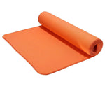 Yoga Mat for Gym Workout and Yoga Exercise (Orange) - Designer mart