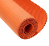 Yoga Mat for Gym Workout and Yoga Exercise (Orange) - Designer mart